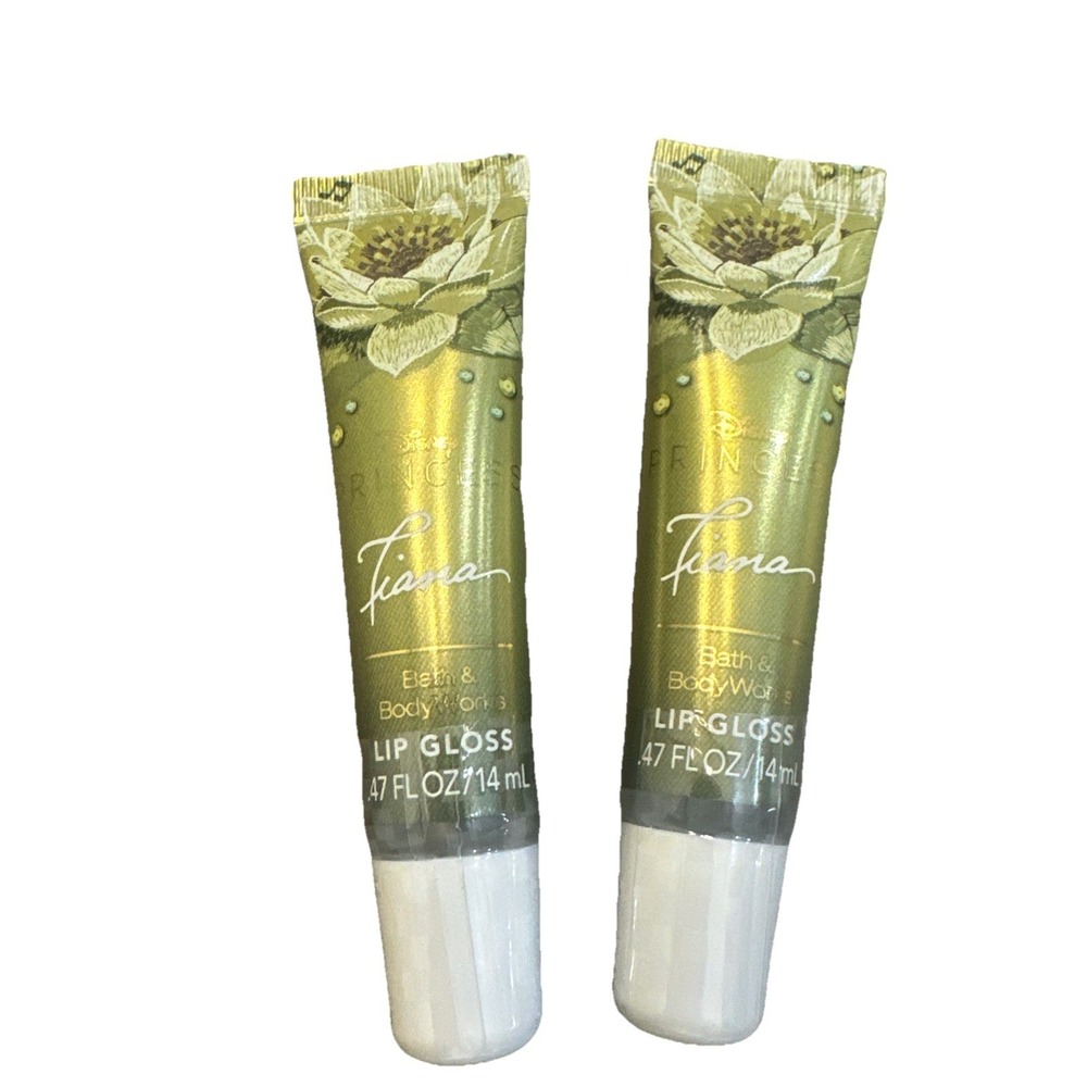 NEW DISNEY PRINCESS Tiana 2PK LIP GLOSS Bath & Body Works Hard To Find